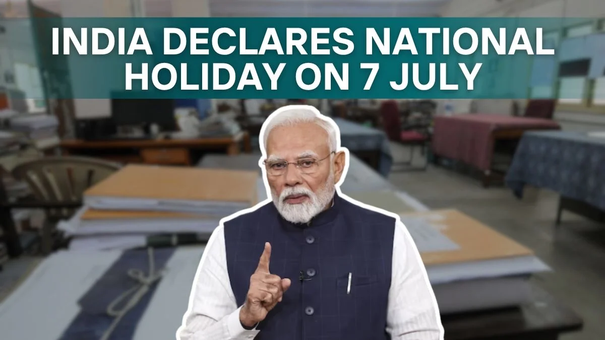7th July a National Holiday in India